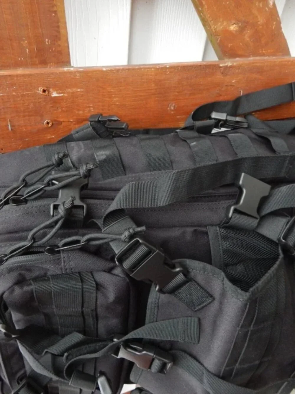 YOUNGOA Motorcycle Gear Backpack 45L - BLACK Tactical Durable & Waterproof ****